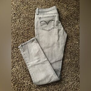 Levi's Women's Straight Leg Gray Jeans